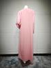 MQ229 Middle East Chiffon Solid Color Abaya & Cardigan Womenswear