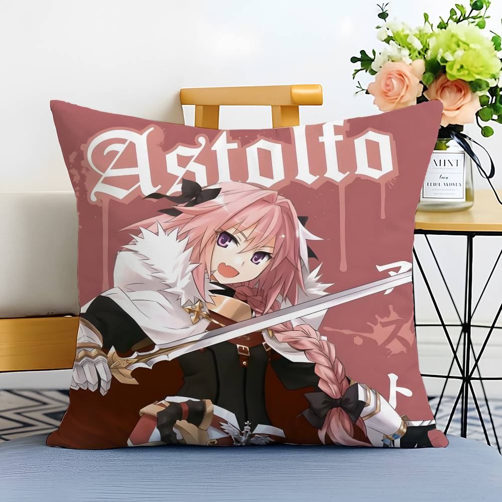 Game F-Fate Grand Order-MT Astolfo Pillow Case Printed Brushed Fleece Pillow Baby Skin-Touch Eco-Friendly Dye-Sublimat