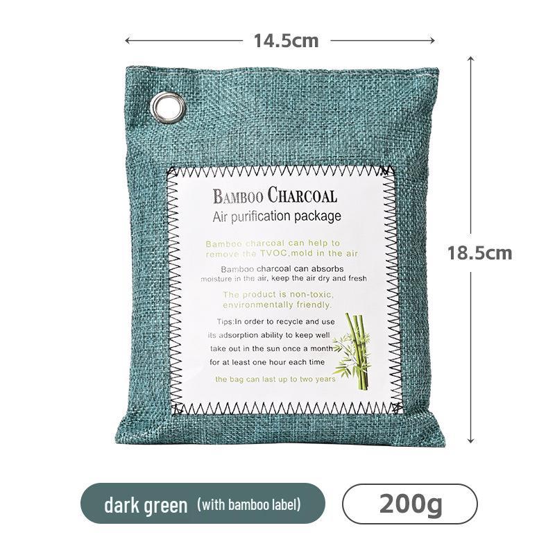 Exclusive Bamboo Charcoal Bag: 200g Activated Carbon for Car Odor and Formaldehyde Removal
