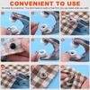 Clothing Button Set Multicolored Solid Buckles+Pliers Set Metal Snap Button Replaceable Clothing Buttons