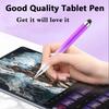 10Pcs Colorful Stylus Tablet Pen Universal 2-In-1 Drawing Screen Pencil for Samsung Huawei Phone IPad for IPhone Apple Touch Pen
