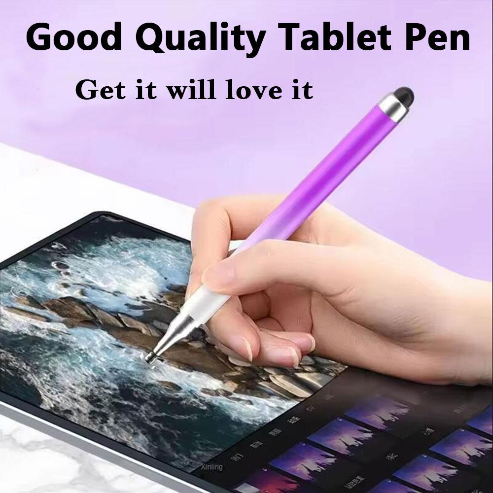 10Pcs Colorful Stylus Tablet Pen Universal 2-In-1 Drawing Screen Pencil for Samsung Huawei Phone IPad for IPhone Apple Touch Pen