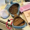 Heart Shaped Jewelry Ring Storage Box Embroidered Jewelry Holder Portable Mini Jewelry Box  Travel