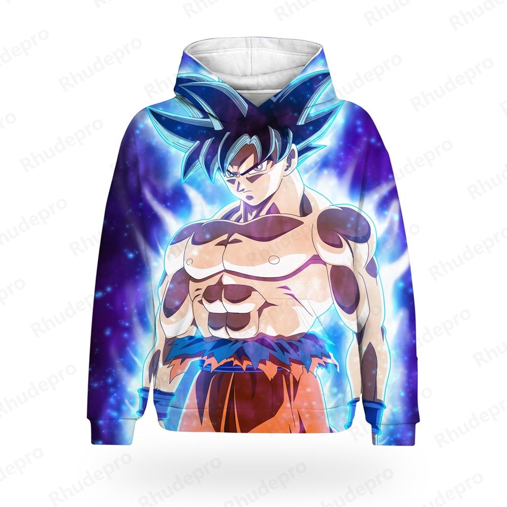 Fashion Shirts Dragon Ball High Quality Shirt Men Boy Hoodie Hoodie Vegeta Goku 2024 Tops Oversized Clothing Hip Hop