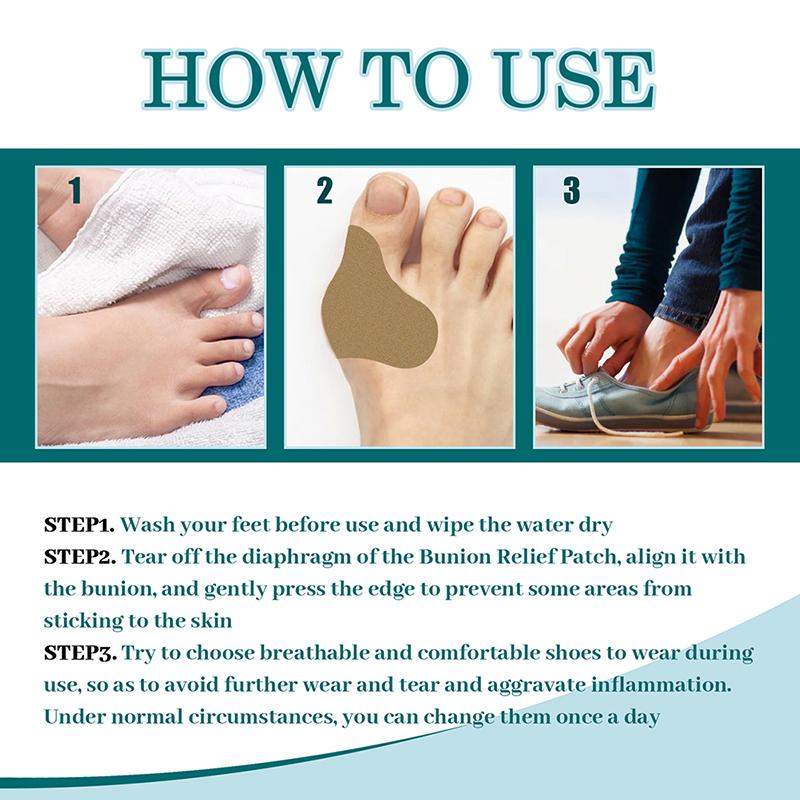 6 Stücke Gicht Behandlung Patch Finger Bunion Pain Relief Gips Fuß Daumen Korrektor