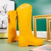 Women's Rainboots Classic British Commuter Water Boots High Rubber Non-slip Shoes Rain Boots Women