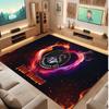 Swansea City FC Custom Crystal Velvet Rug, Personalized Name Text Print, Football Logo Soft Non‑Slip Floor Mat Home Decor Gift