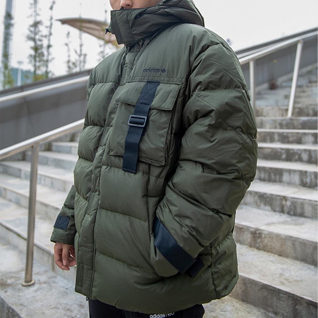 Adidas Originals Utility Jacket With Hood Men Outerwear Green GD5612