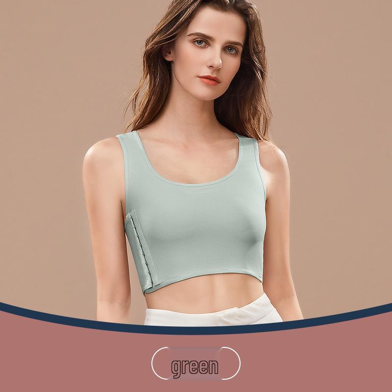 Women's Summer Chest Binding Vest - Minimizes Bust, Anti-Nipple Show, Body Shaping, Sports & Cosplay