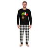 Christmas Print Crewneck Top and Jogger Pants Set Holiday Two Piece Casual Outfit