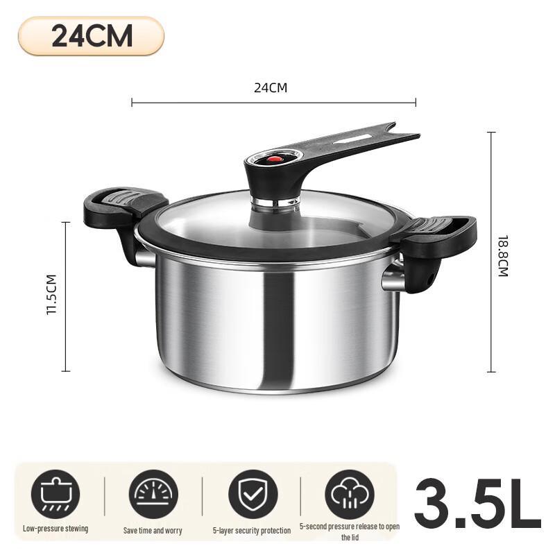 Barder 304 Stainless Steel Micro Pressure Cooker