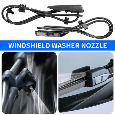 2 Pezzi/Set Ugello Lavavetri Anteriore Spruzzatore Tubo Acqua Parte di Aggiornamento o Sostituzione Per Tesla Model Y 3 2017-2026 1628230-02-A