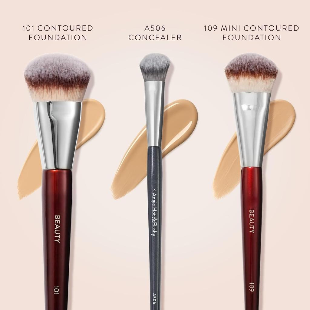Makeup Brushes Set A506 109 101 Concealer Contoured Foundation Mini Foundation Brushes Essential Makeup Brush Kit