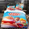 Cartoon Captain Underpants 3D Printed Duvet Cover Pillowcase Bedding Set Twin Full Queen King Size For Bedroom Decor
