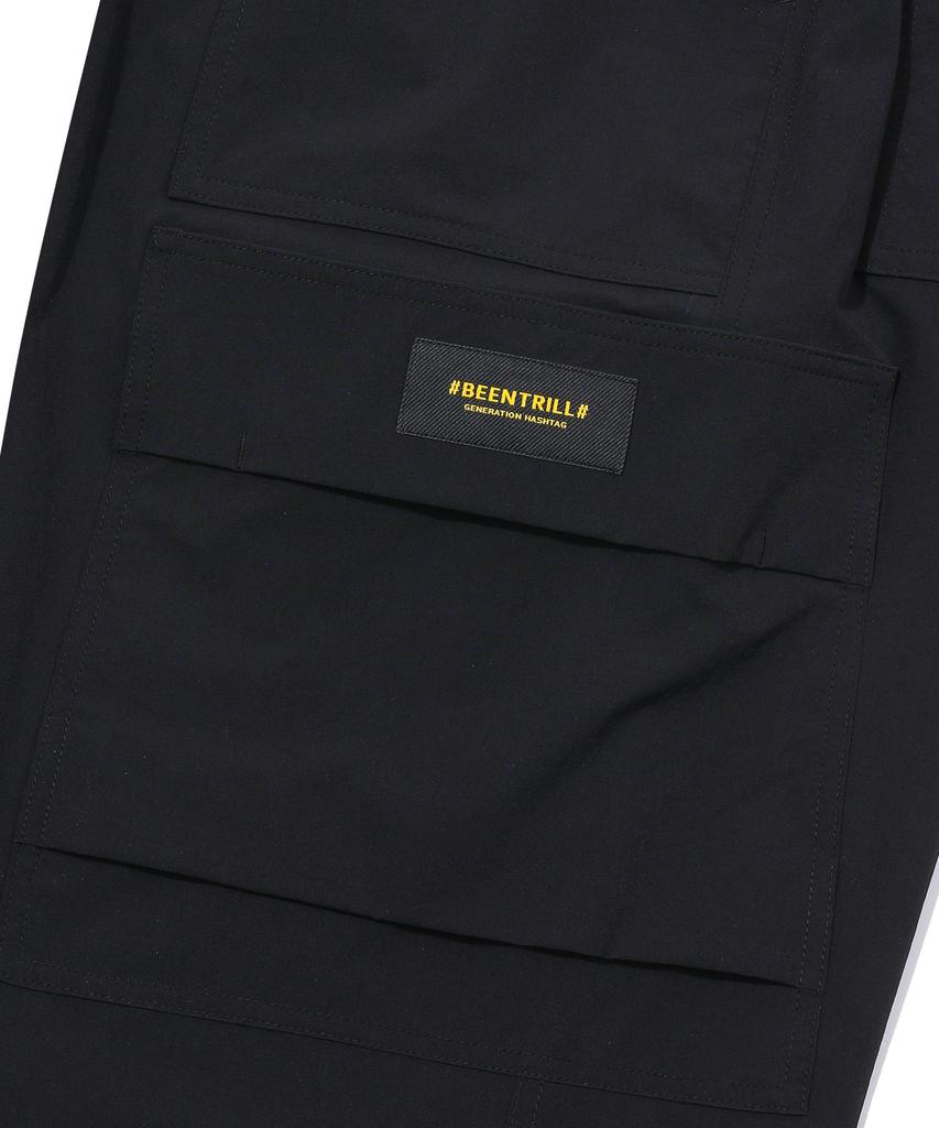 BEENTRILL Stretch Woven Cargo Pants (Black)