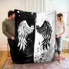 New Arrival! Angel Wings Theme Soft Blanket for Bed Bedroom Sofa Picnic,Warm Throw Blanket for Cover Outdoor Leisure Nap Office