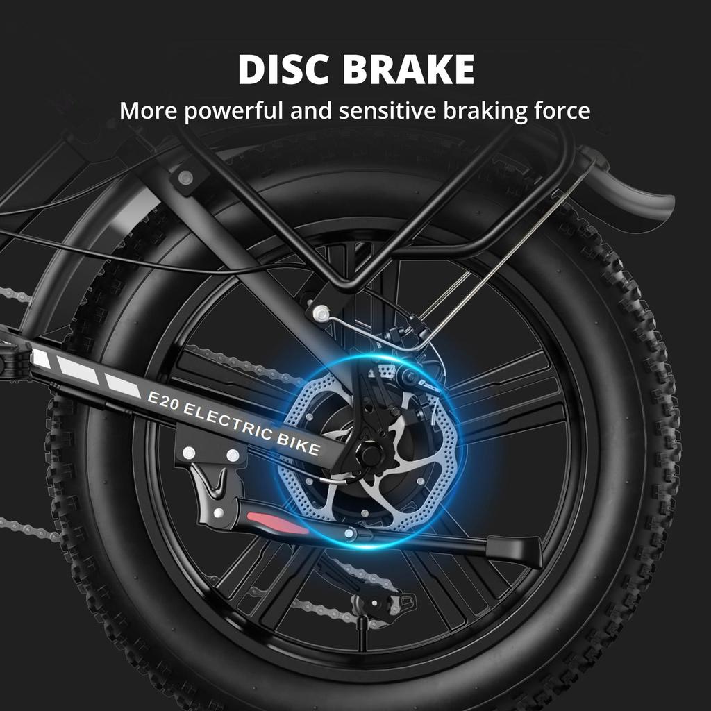 Ebike E20 1000W Fabrik Direktverkauf Faltbares Elektro 20 Zoll Faltbares Elektrofahrrad 48V 15Ah Offroad Elektrofahrräder.