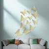 3D Ausgestanzter Schmetterling Wandsticker Bunter Wandaufkleber Wandaufkleber Partyzubehör Innenwandaufkleber Wohnzimmerdekoration