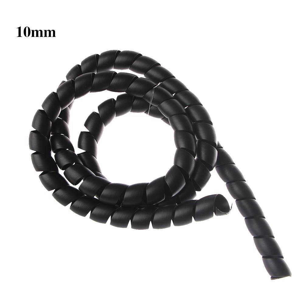 10mm/14mm Retardant Wire Organizer Casing Spiral Wire Cable Sleeves Winding Pipe