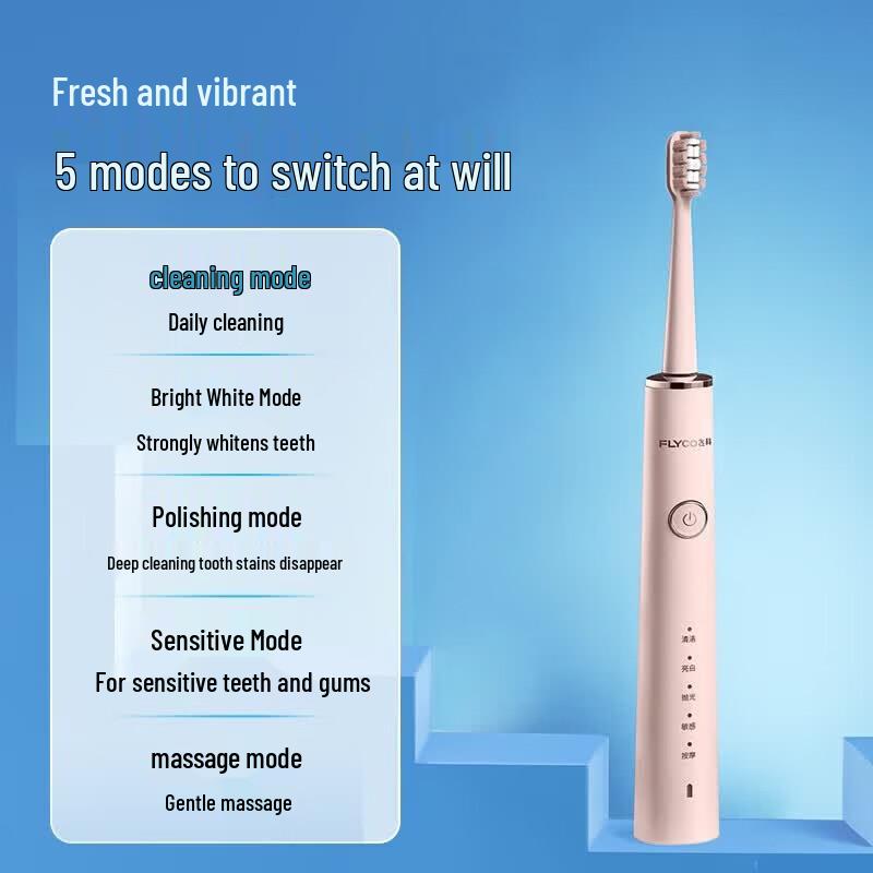 Flyco Adult Electric Toothbrush CN Plug (adapter Included)