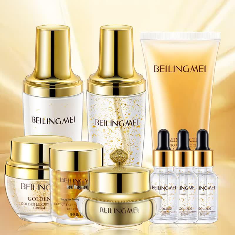 BEILINGMEI Gold Lady Luxury Skincare 9-Piece Set