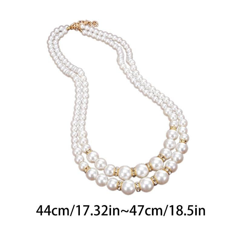 Chain Necklace Beads Choker Beads Neck Jewelry Perfect Gift for Girlfriends