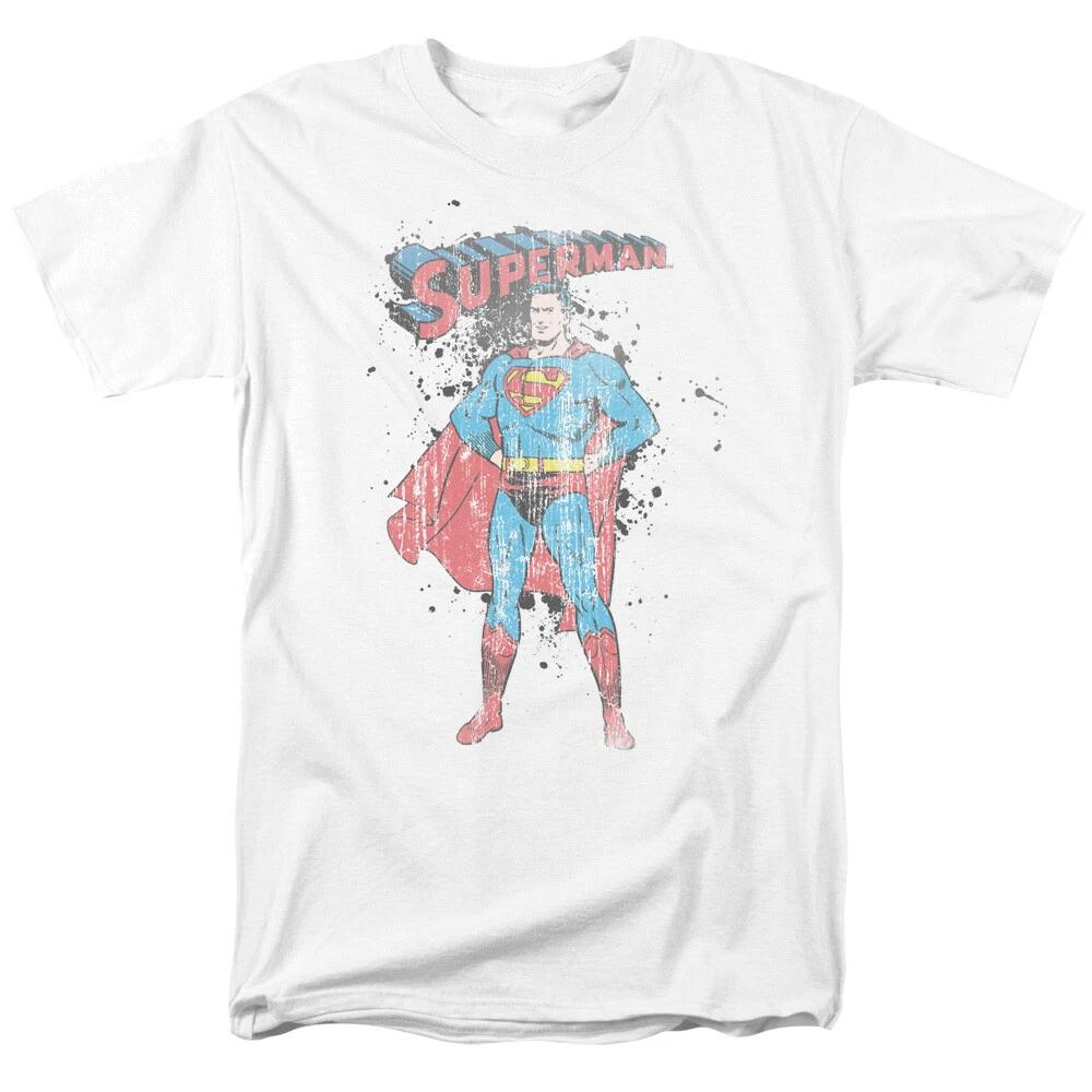 Superman  Vintage Ink Splatter  T-Shirt - to 5X L