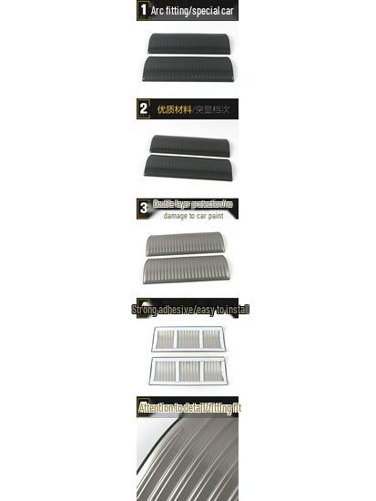 Stainless Steel Anti-Kick Panel for 22 CS75PLUS Models - Second Generation Car Accessory