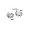 5Pcs Feather Tag Sun Flower Charms Gold Color Stainless Steel Pendants Necklace Earrings Making for DIYJewelry Findings Bulk