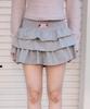 Rose Franz Rose Cancan Mini Skirt [Gray]