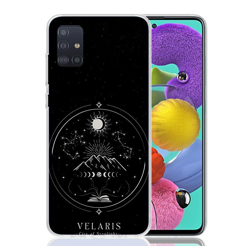 A Court of Mist Fury Sarah J Maas Phone Case For Samsung Galaxy A52 A32 A22 A12 A02S A50S A30S A51 A31 AA71 Note 20 Ultra 10 S10