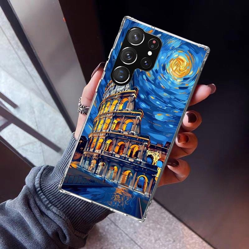 Roman Colosseum Phone Case For Samsung Galaxy S23 S24 S25 Edge S26 Ultra S22 + S21 Plus S20 FE Cover Silicone Print Shell Galaxy