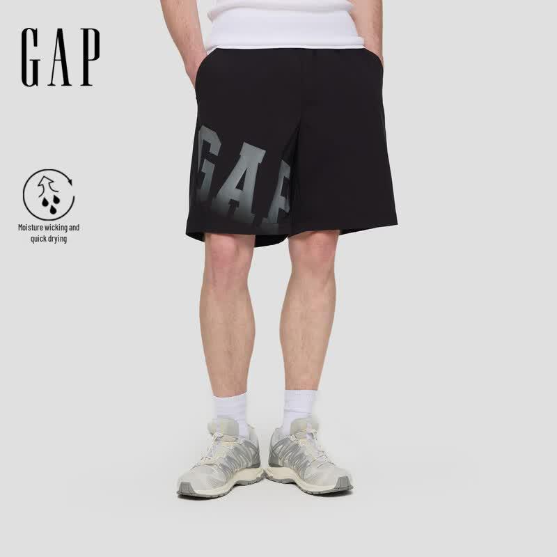 

GAP Men s Logo Print Moisture-Wicking Casual Shorts 185/92A