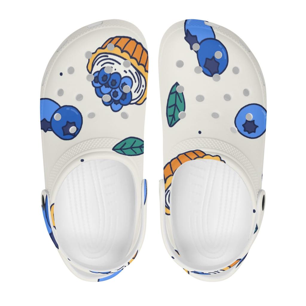 Allover Printed EVA Clogs for Women Men Soft Sole Lightweight Slip On Casual Footwear Soft Sole Summer Sandals Casual Daily Wear