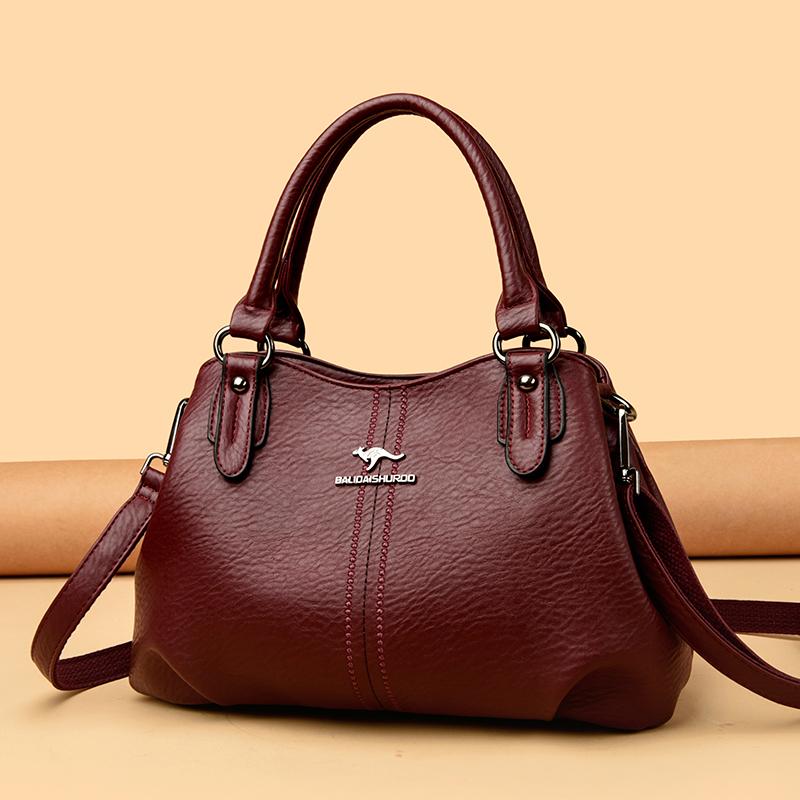 Prosta Torba Tote w Stylu Retro, Torba Crossbody z Wieloma Przegródkami, Codzienna Torba na Ramię Odpowiednia na Co Dzień, na Czas Wolny, do Dojazdów do Pracy