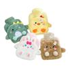 1pc New Cartoon Rabbit Warm Bag PVC Thick Hot Water Bag Cute Plush Belly Warm Water Warm Hand Treasure Cute Water Bottle 400ml