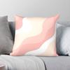 Pastel Pinks Wave Pillowcase Polyester Linen Velvet Printed Zip Decor Pillow Case Sofa Cushion Cover