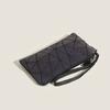 Thin Mobile Phone Bag Handheld Small Handbag Horizontal Diamond Zipper Handheld Bag Storage Bag Women's Clutch