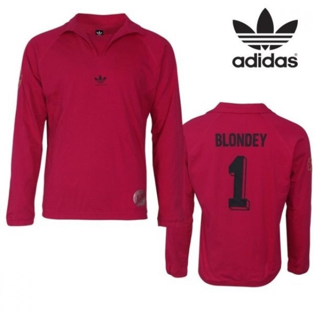 

Adidas Original Men s Blondie Jersey Long Sleeve Collar T Shirt CE1834