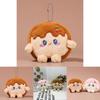 Unique Cream Cartoon Toast Plush Doll Keychain Fashionable Bag Charm For Occasion Any