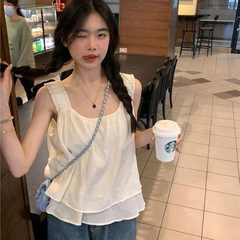 Women's Summer Loose-Fit Mori Style Camisole - Sweet & Spicy Design