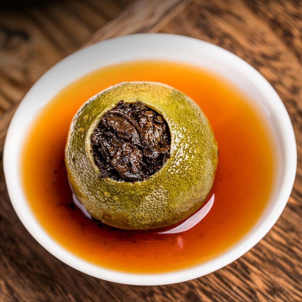 2016 Гуандун Синьхуэй Мандариновый Пуэр Спелый Чай Маленький Зеленый Мандариновый Шу Пуэр 100g