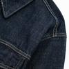 European and American Spring and Autumn New Women's Rolled Edge Sleeve Denim Jacket Jacket
