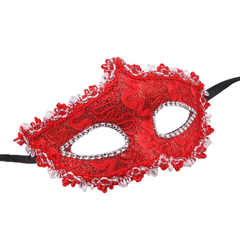 Aldult Mask Half Face Princess Halloween Masquerade Blindfold Lace Eye Mask
