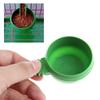 2/20Pcs Round Bird Feeding and Drinking Cage Hanging Cups Parrot Pigeon Universal Wire Cage Feed Food Bowls Pet Birds Supplies
