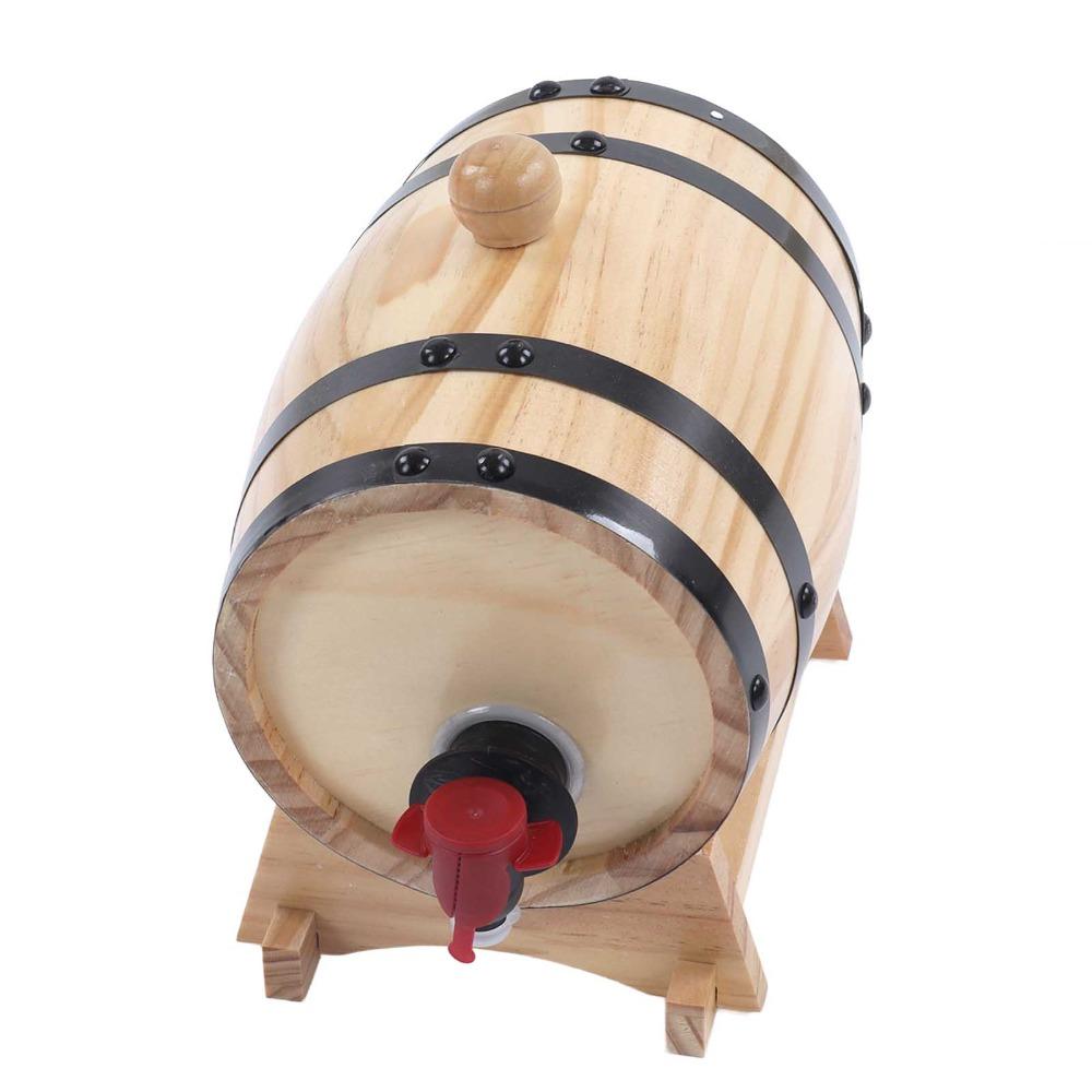 7 piece With Stand Wine Aging Barrels Pine Wood Wooden Wine Barrels Beer Barrels Catering Event