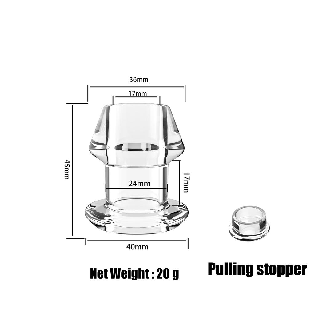 S-XL Silica Gel Hollow Anal Butt Plug Anus Dilator Enema Probe Expansion Sex Toys Adult Products