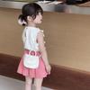 Sweet Pearl Princess Tote Bag Stylish Lace Bow Design For Kids With Breathable Material