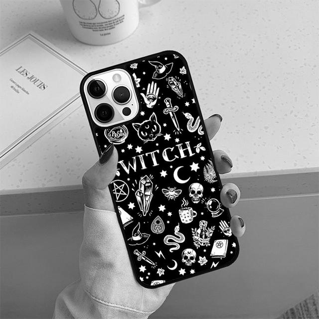 Hexe Hexerei Handyhülle Für iPhone 17 Air 13 12 14 15 16 Hülle Für Apple 14 15 16 11 Pro Max 6S SE2020 Plus Hülle
