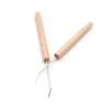 C9GA 2 Stück/Set Holz Strickwebrahmen Haken Webhandwerk Herstellung Hut Decken Schals Werkzeug Zubehör